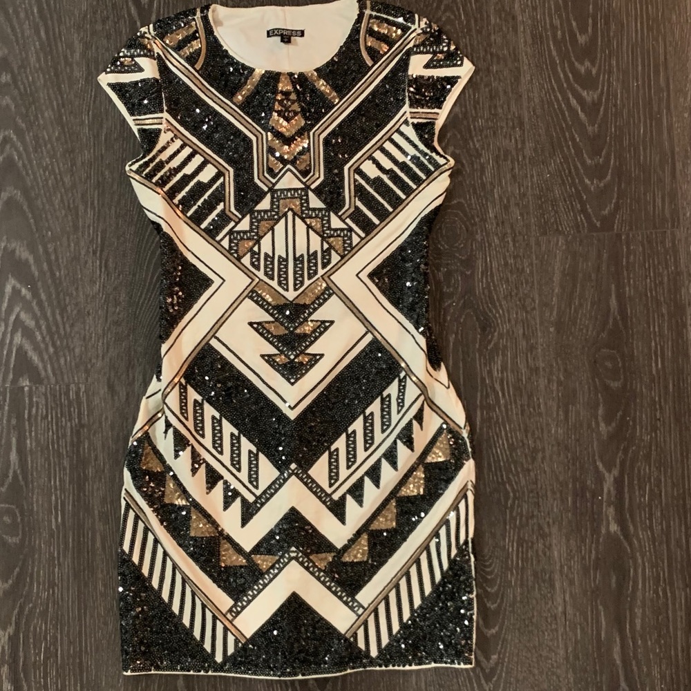 Express Sequin Party Dress